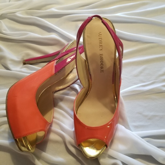 Audrey Brooke Shoes - Audrey Brooke Slingback Stilettos 6.5